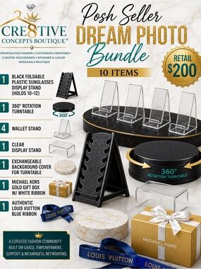 📸 POSH SELLER DREAM Display — 10 Items WHOLESALE BUNDLE